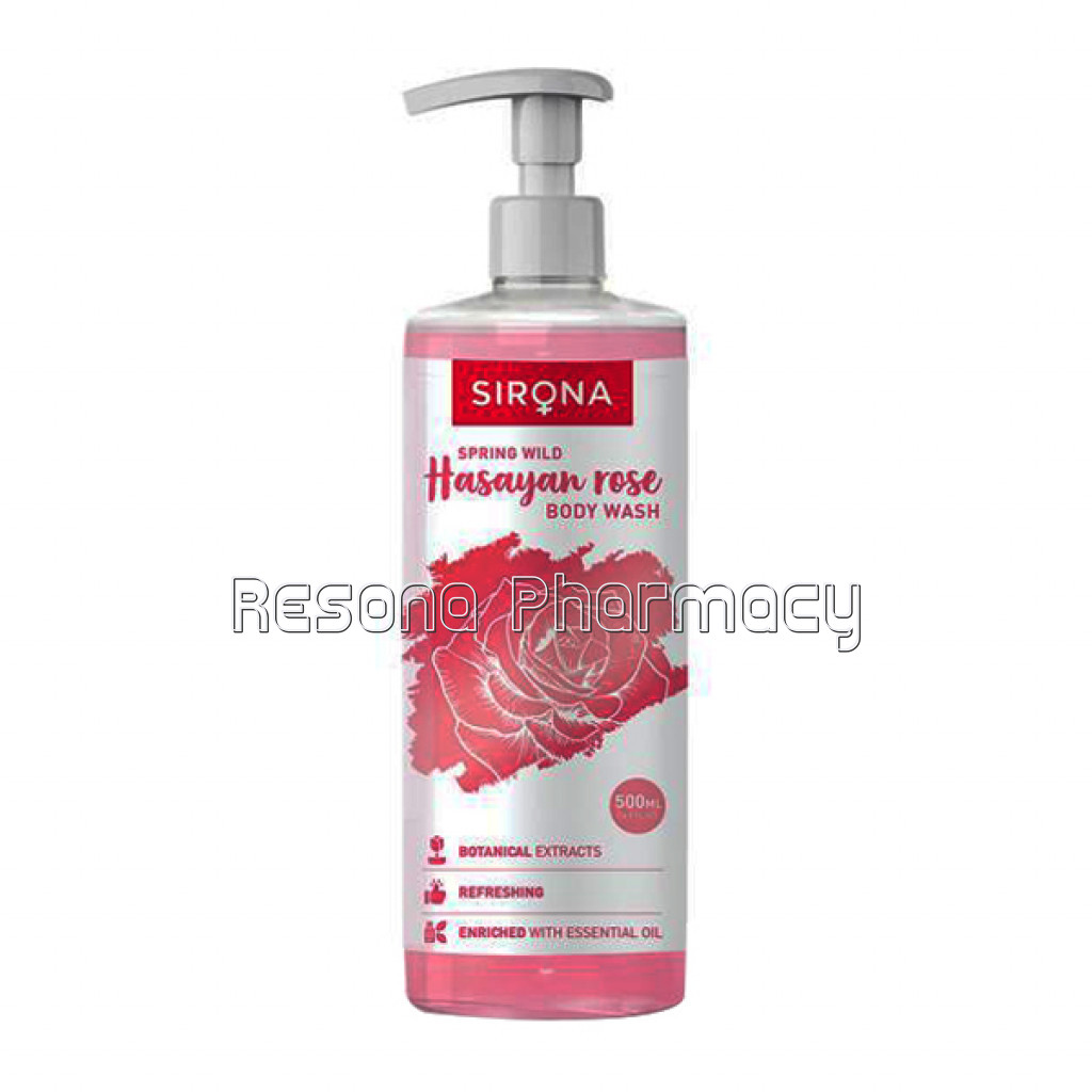 Sirona Body Wash With Hasayan Rose   500 Ml