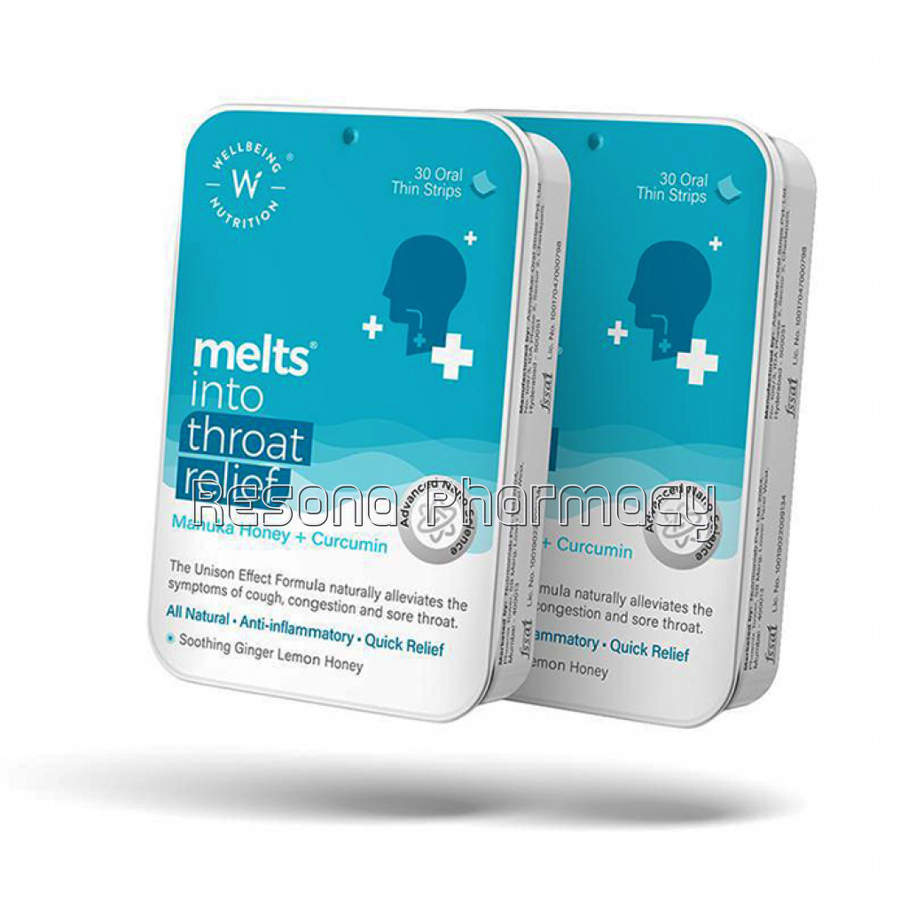 Melts Throat Relief Pack Of 2
