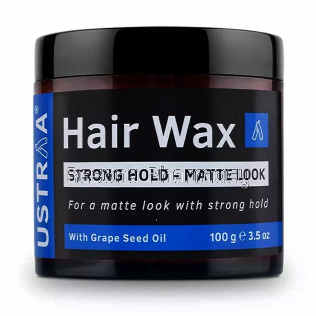 Hair Wax   Strong Hold, Matte Look   100G