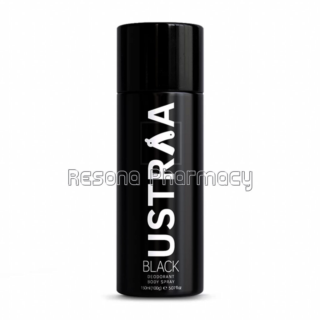 Black Deodorant Body Spray   150 Ml