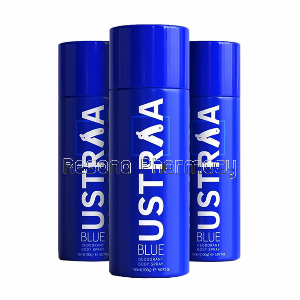 Blue Deodorant Body Spray, 150 Ml  Set Of 3