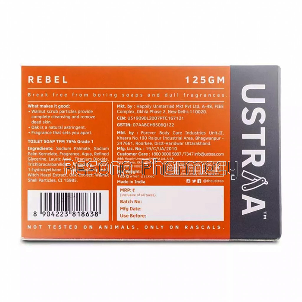 Rebel Cologne Soap   Pack Of 6