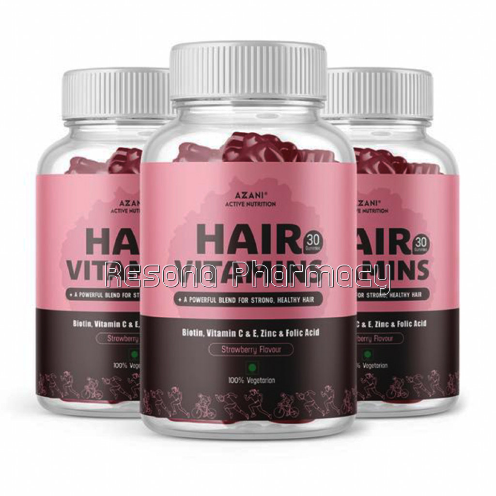 Hair Vitamins Gummies Pack Of 3
