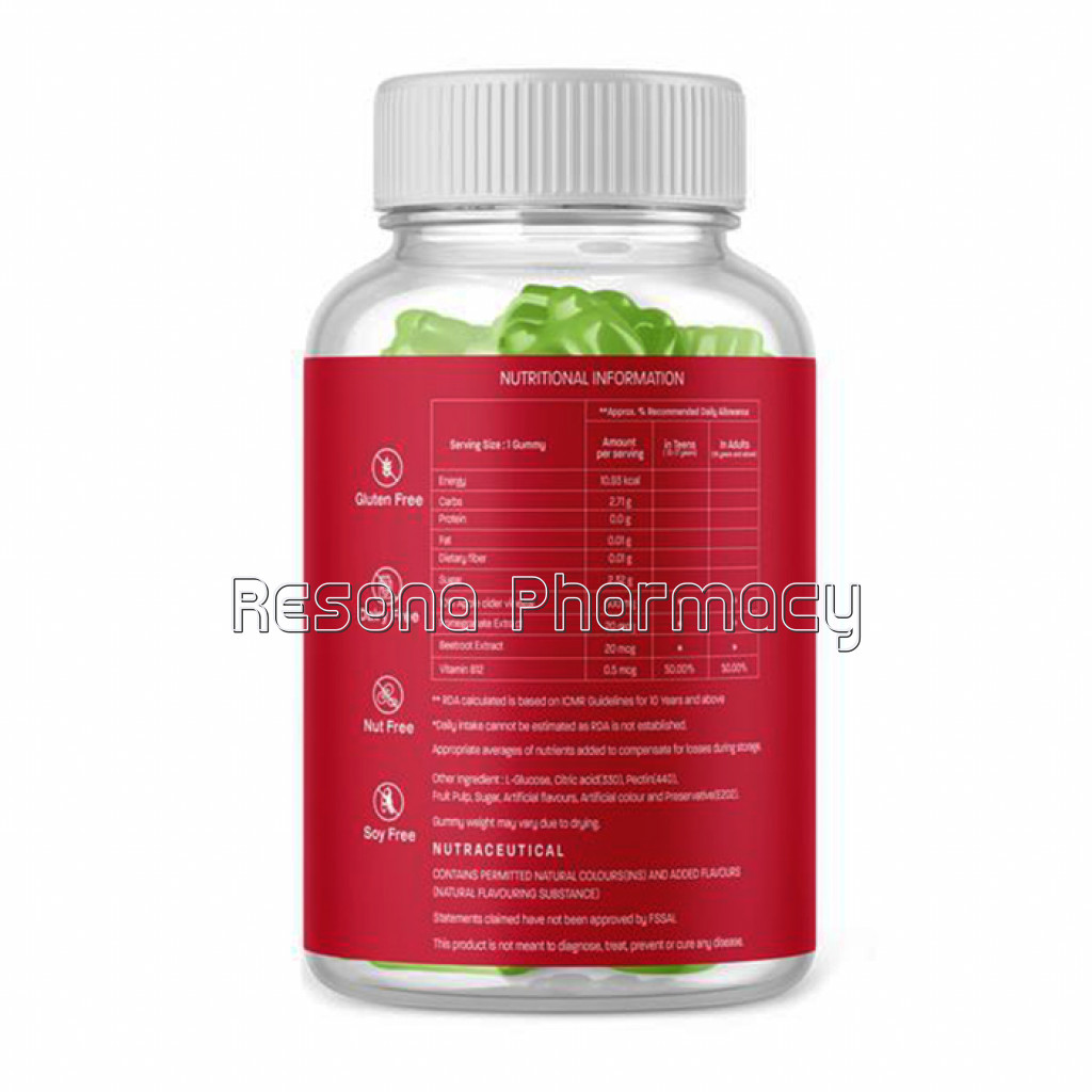 Azani Active Nutrition Apple Cider Vinegar Gummies Pack Of 1