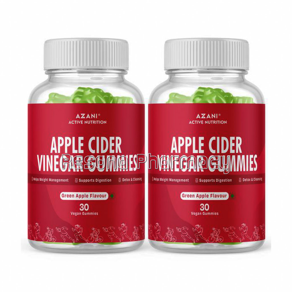 Azani Active Nutrition Apple Cider Vinegar Gummies Pack Of 2