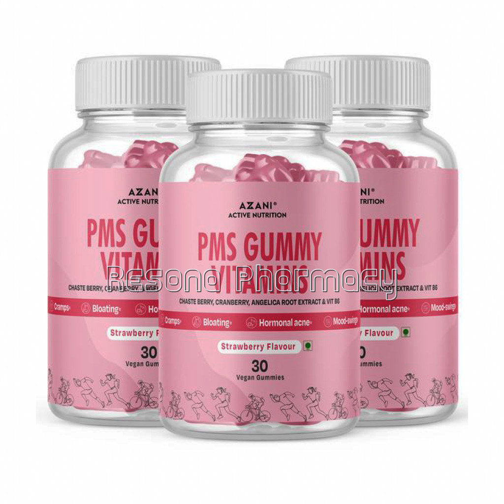 Azani Active Nutrition Pms Gummies Pack Of 3