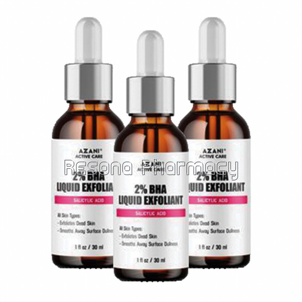 2% Salicylic Acid (Bha) Liquid Exfoliant, Facial Exfoliant For Blackheads, Enlarged Pores, Acne and Acne Marks ,Women and Men 30Ml Pack Of 3