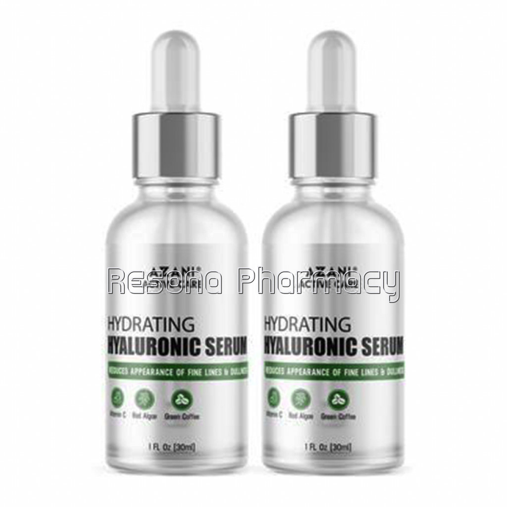 Hyaluronic Acid Plumping and Hydrating Face Serum With Vitamin C, For Fine Lines, Deep Hydration, Smooth and Glowing Skin, Women and Men 30Ml Pack Of 2
