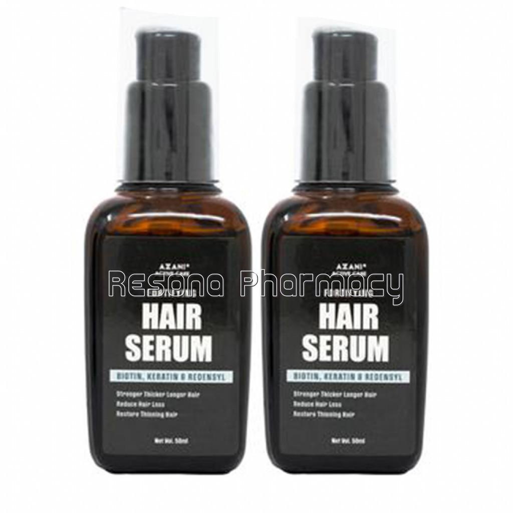Protective Hair Serum For Dry, Dull and Damaged Hair, Instant Shine and Smoothness, Keratin, Biotin and Collagen Stronger Thicker and Frizz Free Hair, Women and Men 50Ml Pack Of 2