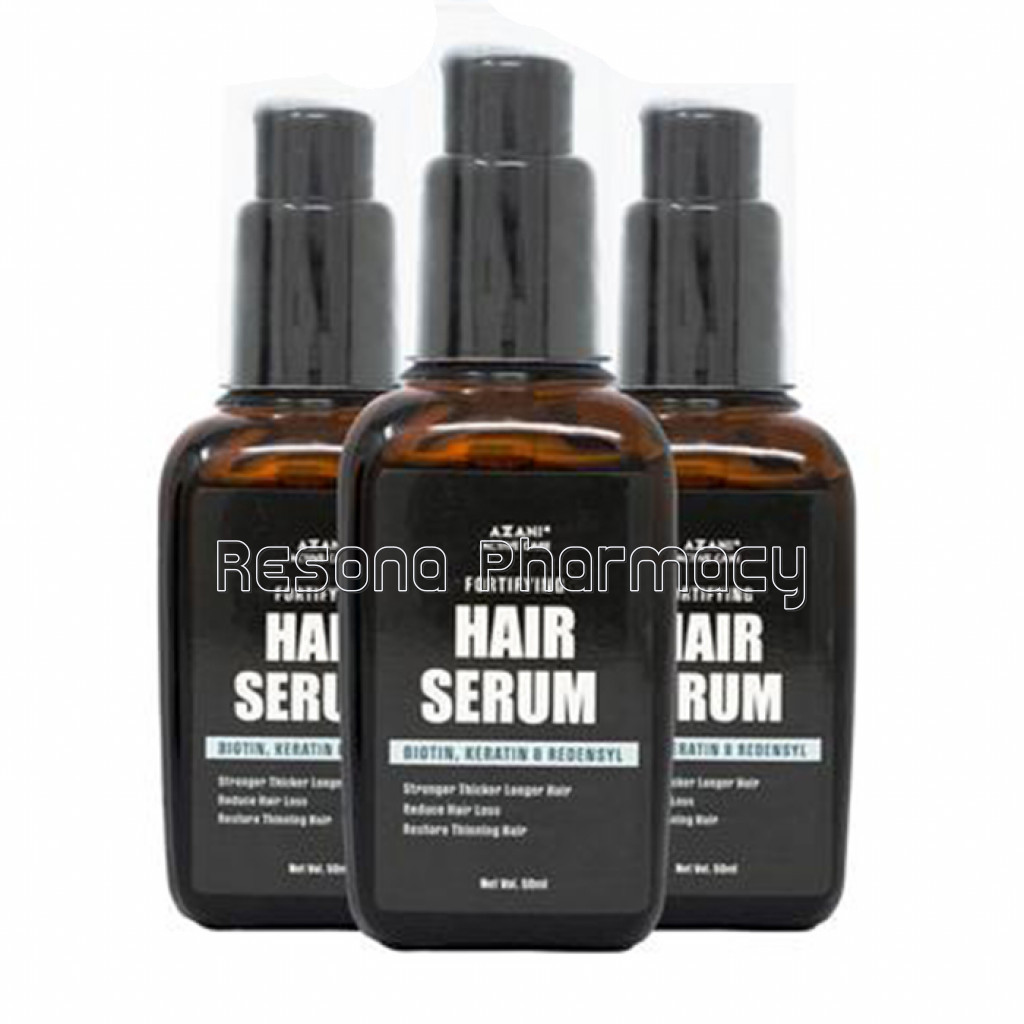 Protective Hair Serum For Dry, Dull and Damaged Hair, Instant Shine and Smoothness, Keratin, Biotin and Collagen Stronger Thicker and Frizz Free Hair, Women and Men 50Ml Pack Of 3