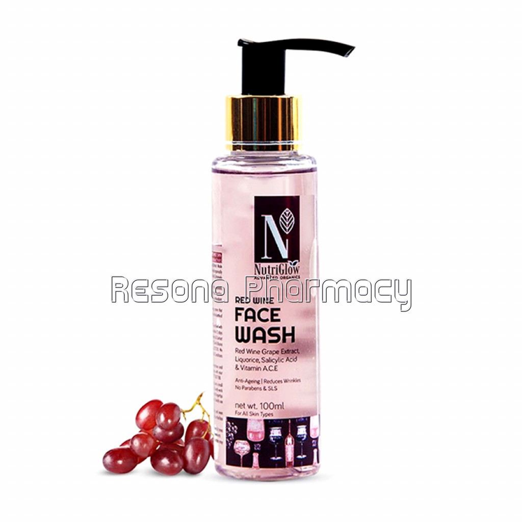Nutriglow Advanced Organics Red Wine Face Wash