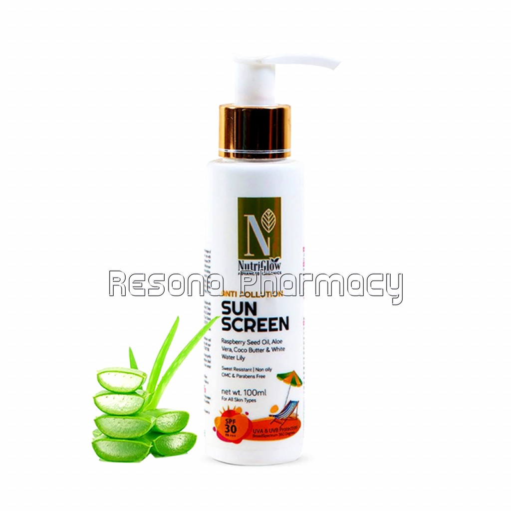 Nutriglow Advanced Organics Anti Pollution Sun Screen Spf 30Plusplus