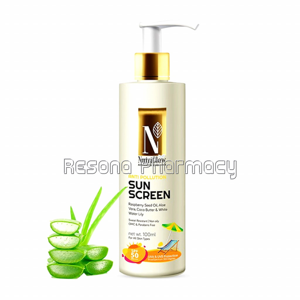 Nutriglow Advanced Organics Anti Pollution Sun Screen Spf 50Plusplus