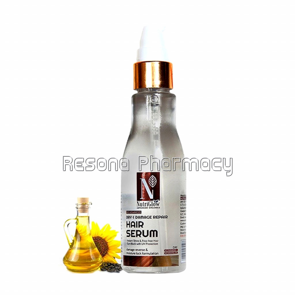 Nutriglow Advanced Organic Dry and Damage Repair Hair Serum