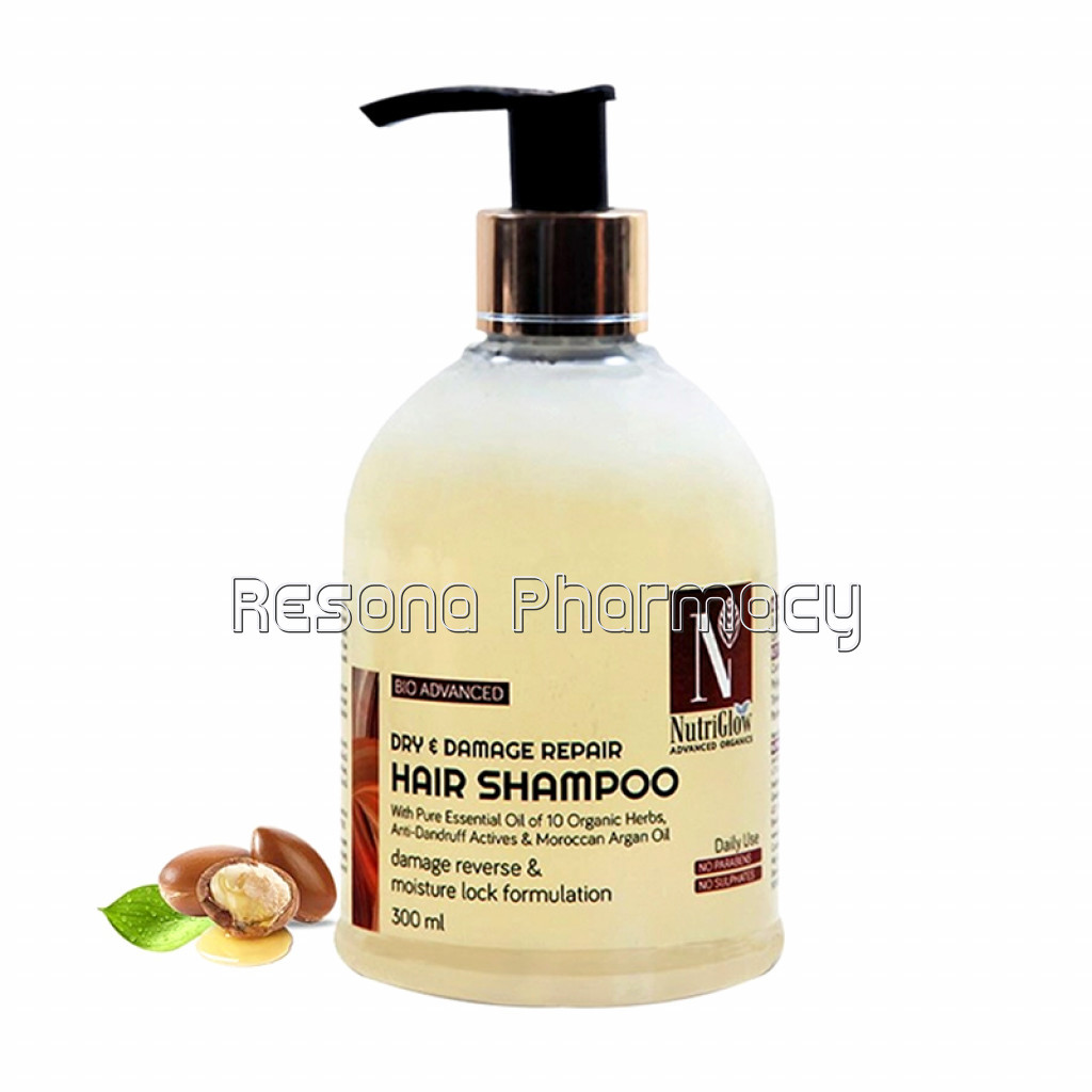 Nutriglow Advanced Organic Dry And Damage Repair Hair Shampoo