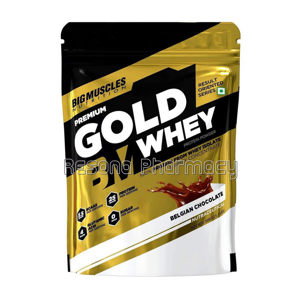 Premium Gold Whey Belgian Chocolate 500 Gm
