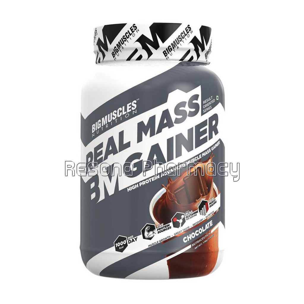 Real Mass Gainer Chocolate Flavour 1.5 Kg