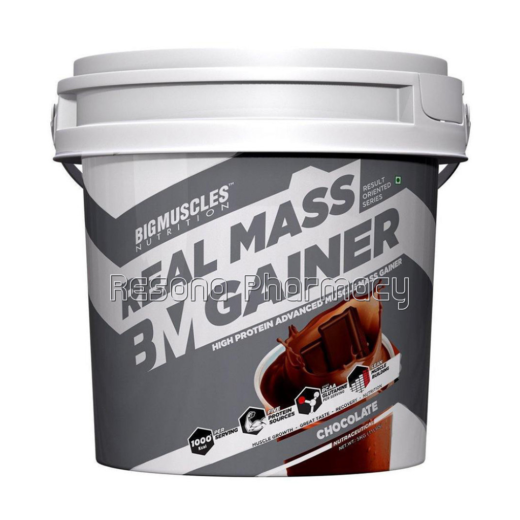 Real Mass Gainer Chocolate Flavour 5 Kg