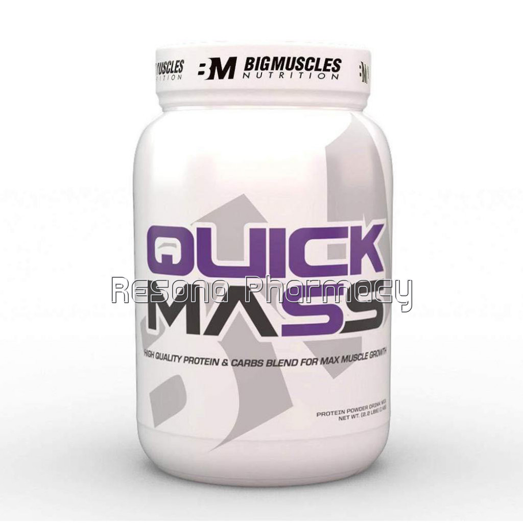 Quick Mass Gainer Strawberry Twirl Flavour 2.2 Lbs