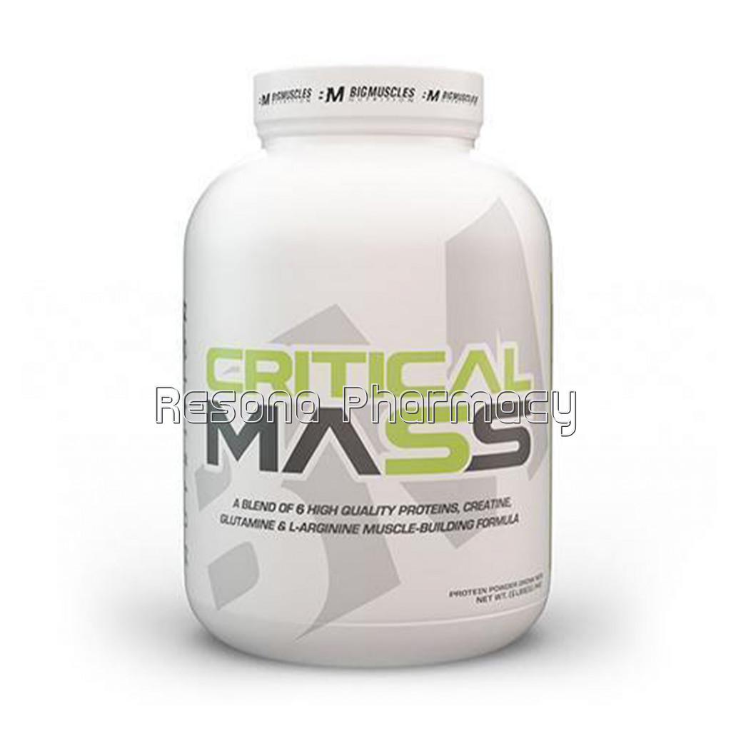 Critical Mass Gainer Strawberry Twirl Flavour 6 Lbs