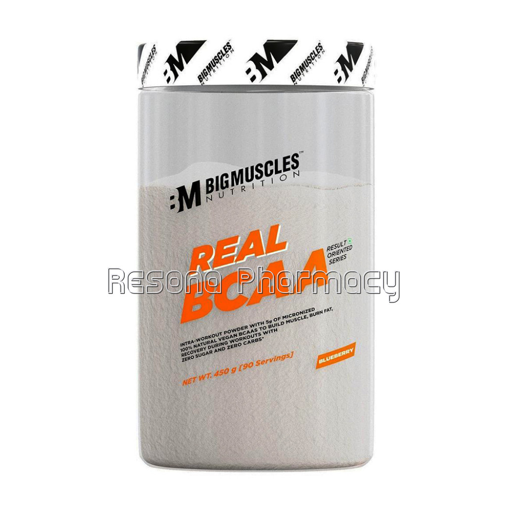 Real Bcaa Blueberry Flavour 450 Gm