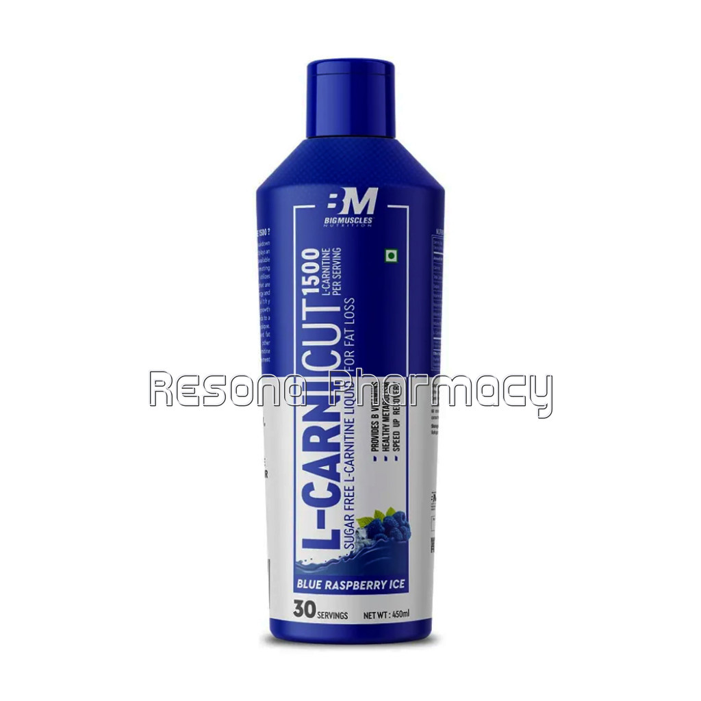 Carnicut (Liquid Carnitine) Blue Raspberry Ice Flavour 1500 Mg