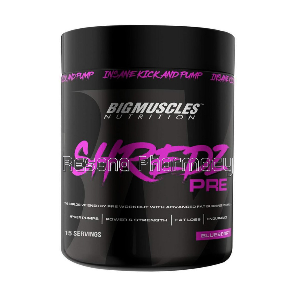 Shredz Pre   Blueberry Flavour   75 Gm