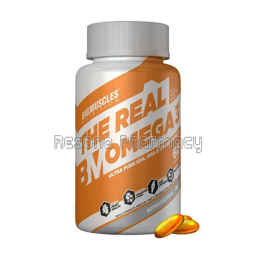 The Real Omega 3   60 Softgels