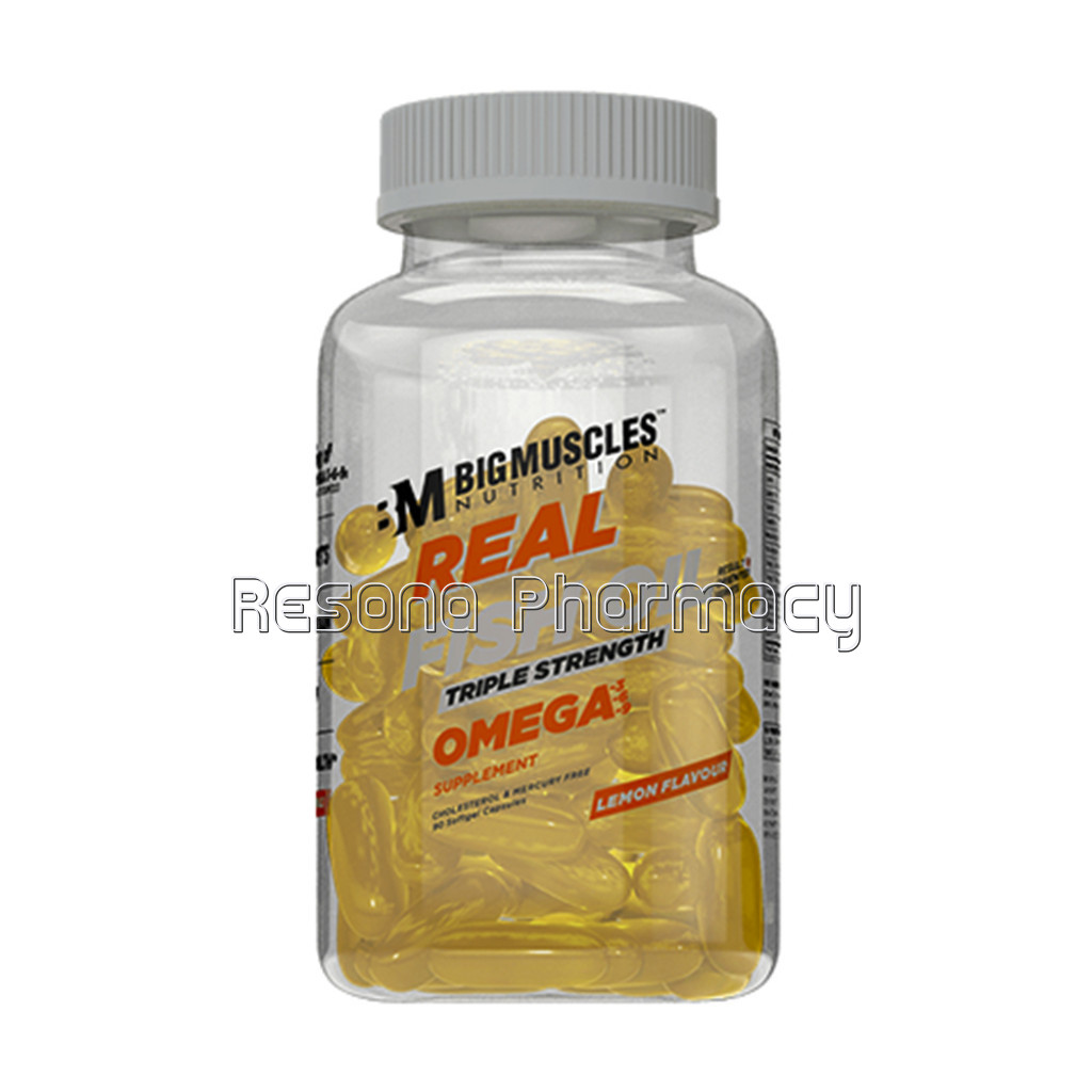 Real Fish Oil   Triple Strength   90 Capsules