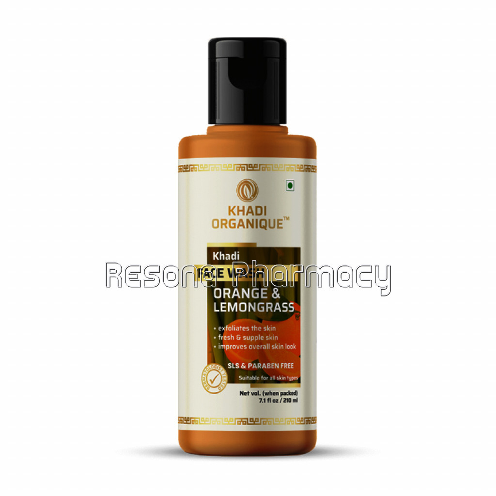 Khadi Organique Orange and Lemongrass Face Wash