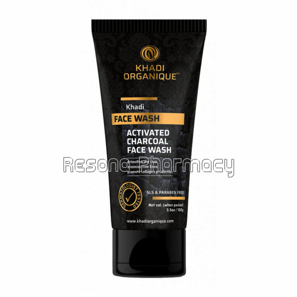 Khadi Organique Activated Charcoal Face Wash