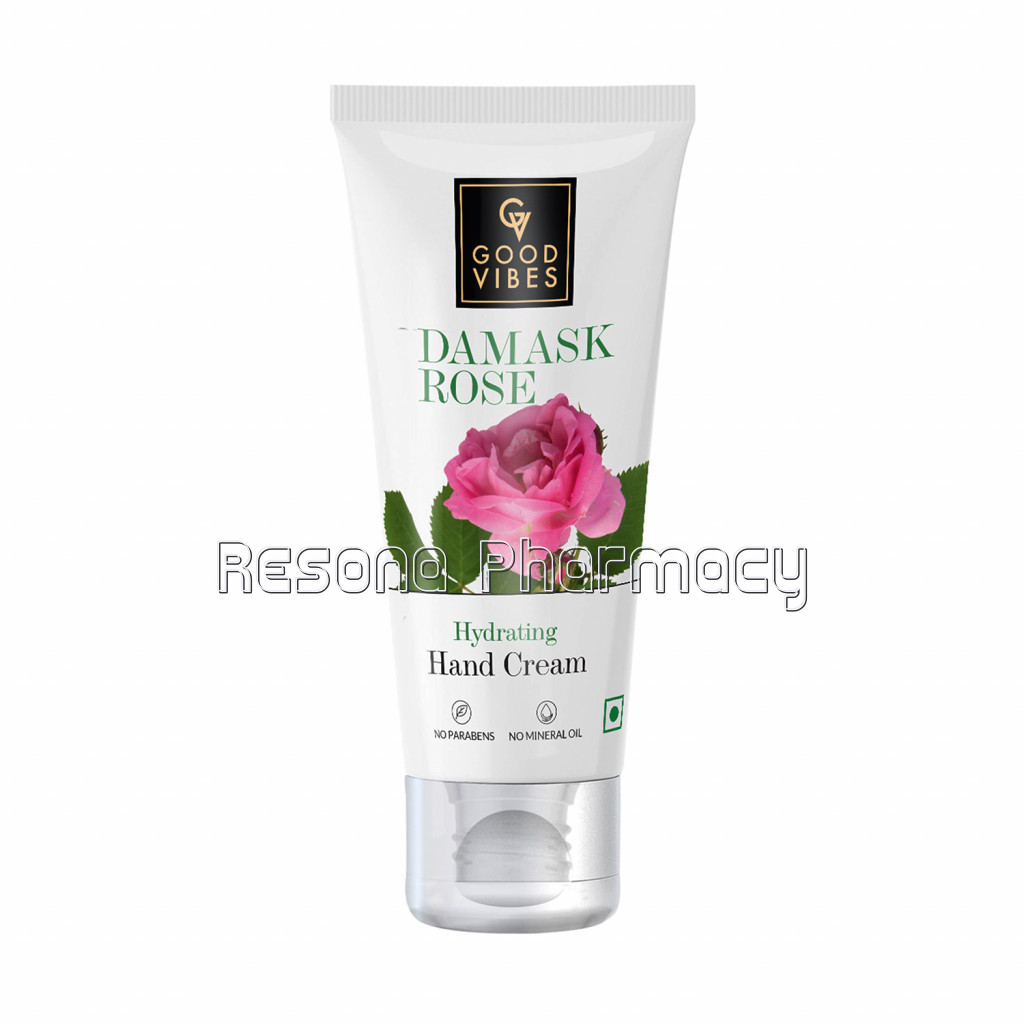 Good Vibes Damask Rose Hydrating Hand Cream (50 Gm)