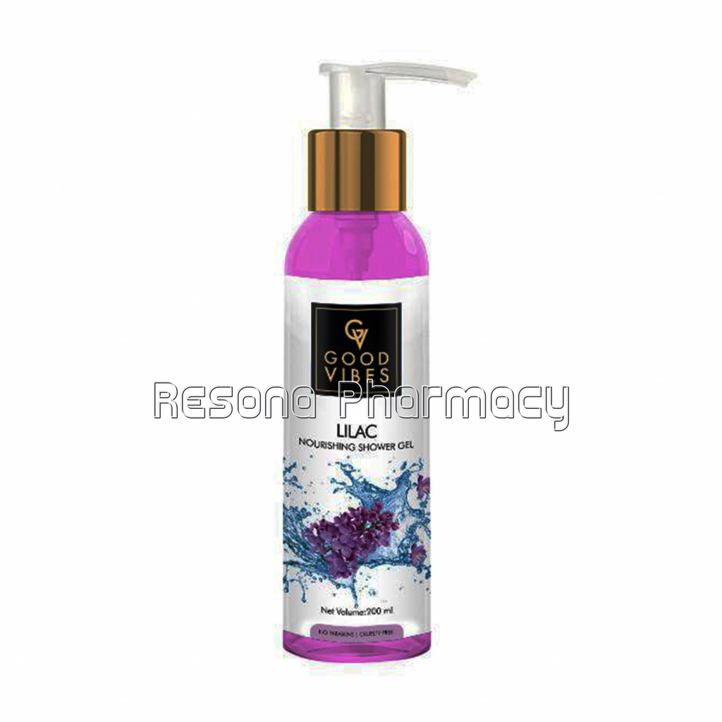 Good Vibes Nourishing Shower Gel (Body Wash)   Lilac (200 Ml)