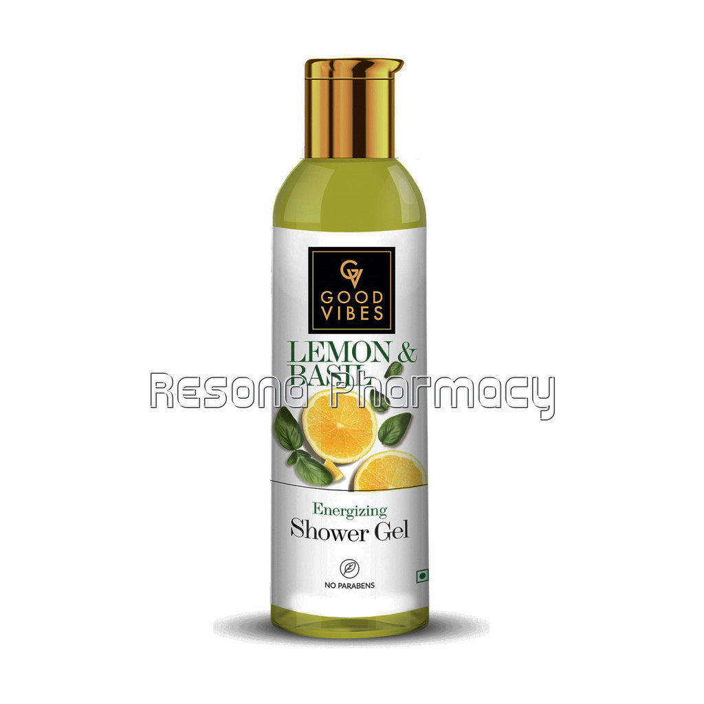 Good Vibes Lemon and Basil Energizing Shower Gel (200 Ml)