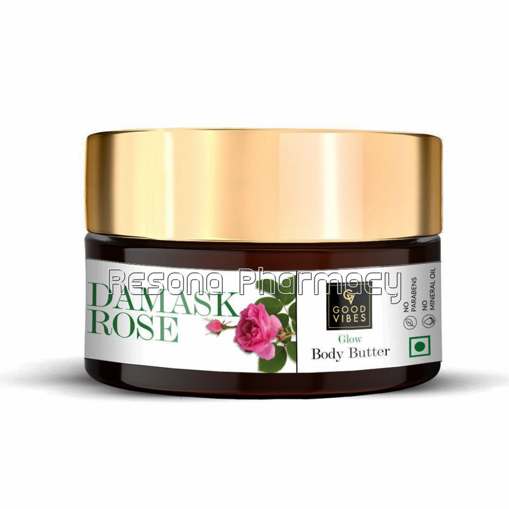 Good Vibes Damask Rose Glow Body Butter (100G)