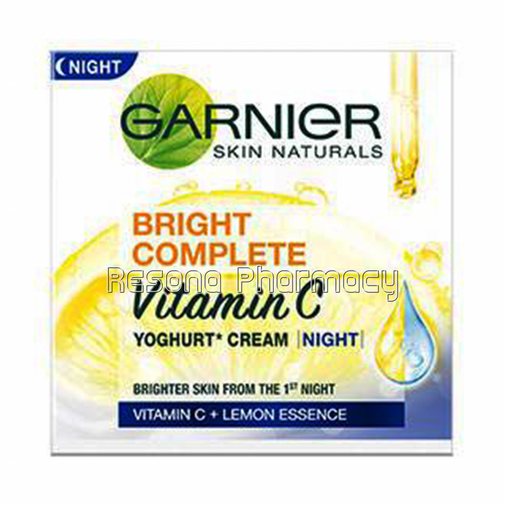 Garnier Bright Complete Vitamin C Yoghurt Night Cream, 40G