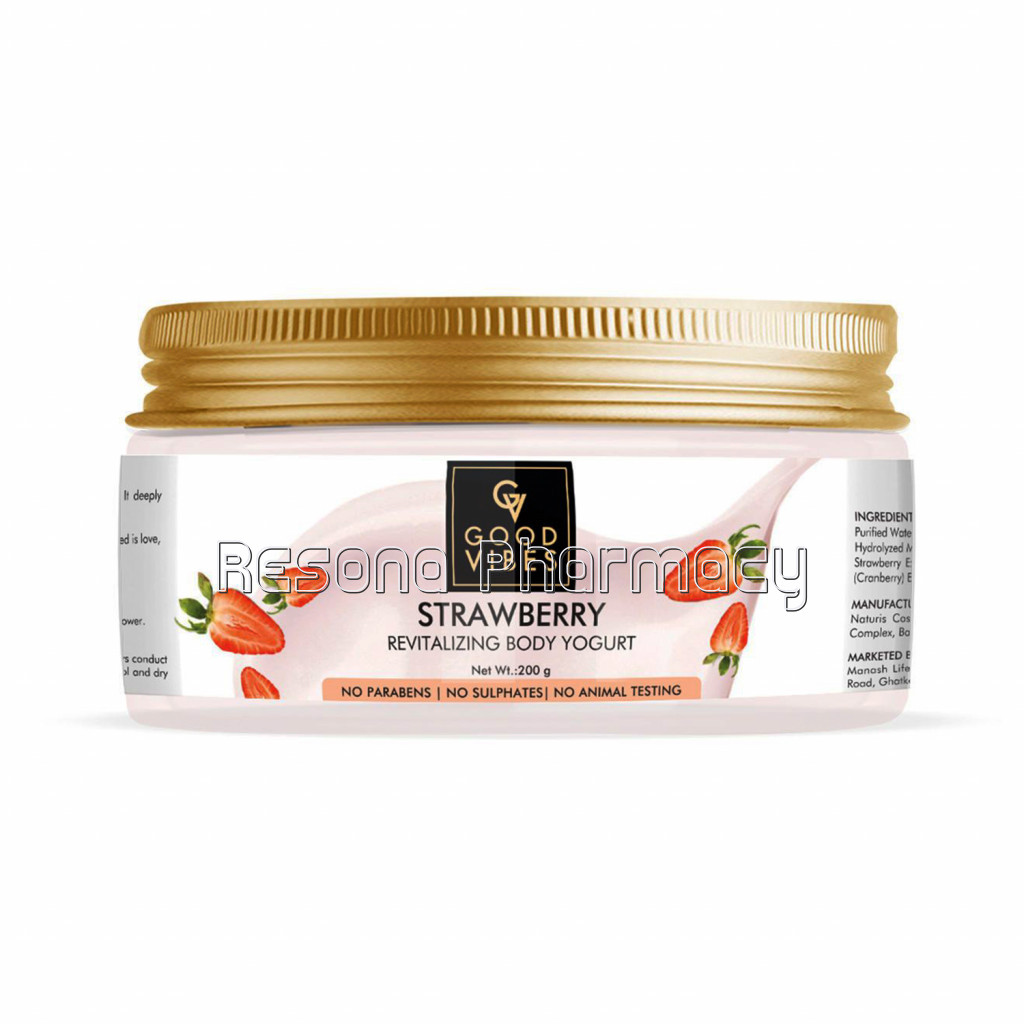 Good Vibes Strawberry Revitalizing Body Yogurt (200 G)