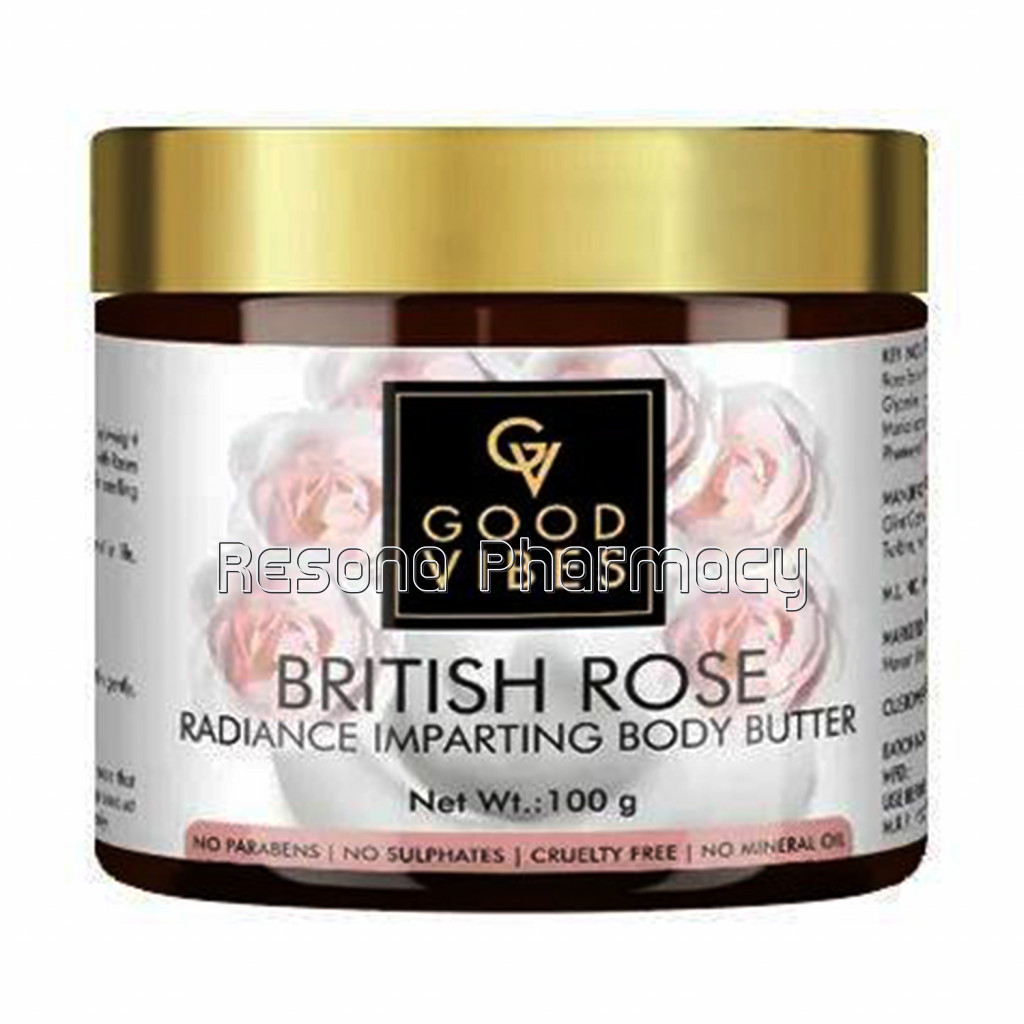 Good Vibes Radiance Imparting Body Butter   British Rose (100 G)