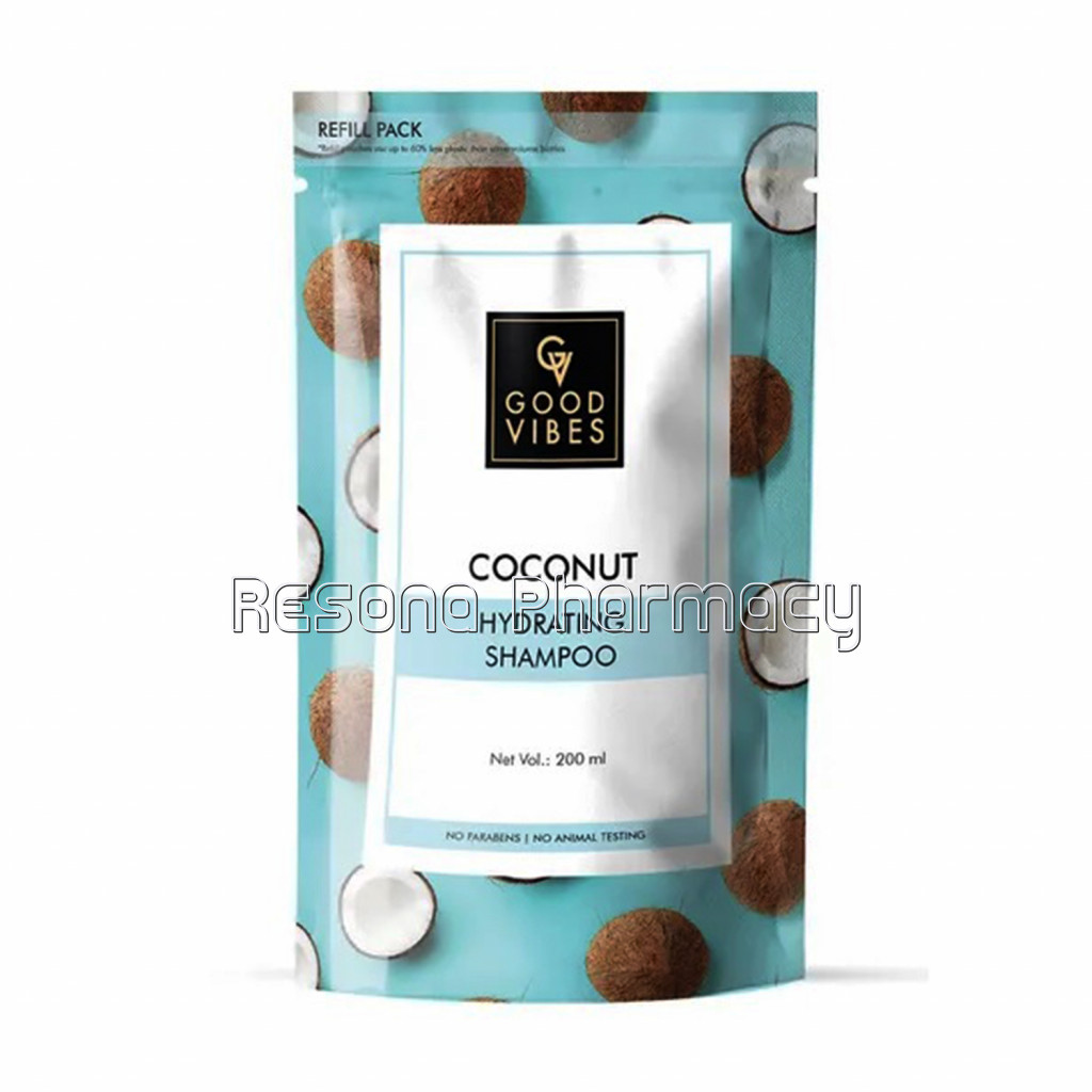 Good Vibes Hydrating Shampoo   Coconut 200 Ml Refill Pack