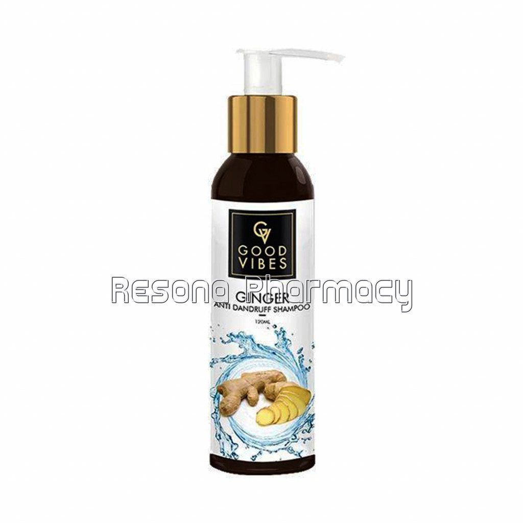 Good Vibes Anti Dandruff Shampoo   Ginger (120 Ml)