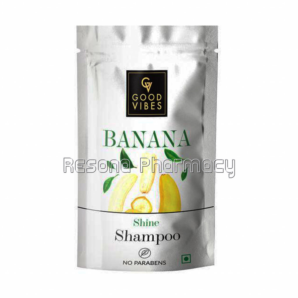 Good Vibes Shine Shampoo   Banana 200 Ml Refill Pack
