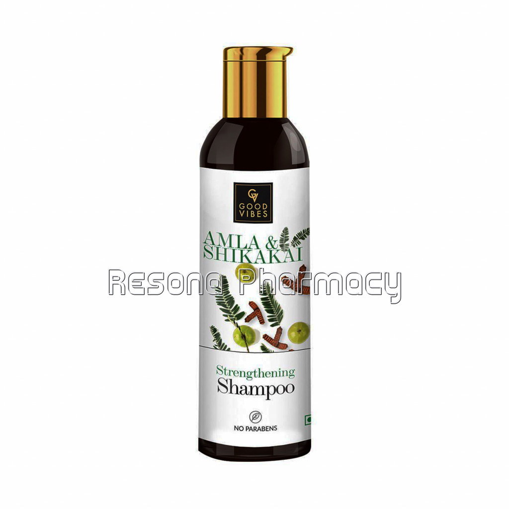 Good Vibes Strengthening Shampoo   Amla Shikakai (200 Ml)