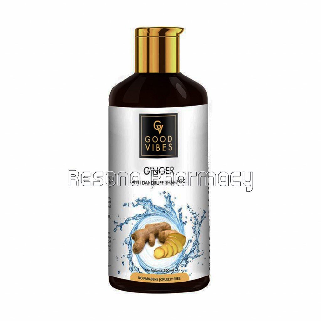 Good Vibes Anti Dandruff Shampoo   Ginger (300 Ml)