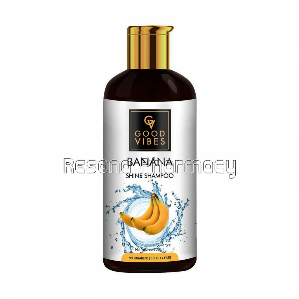 Good Vibes Shine Shampoo   Banana (300 Ml)