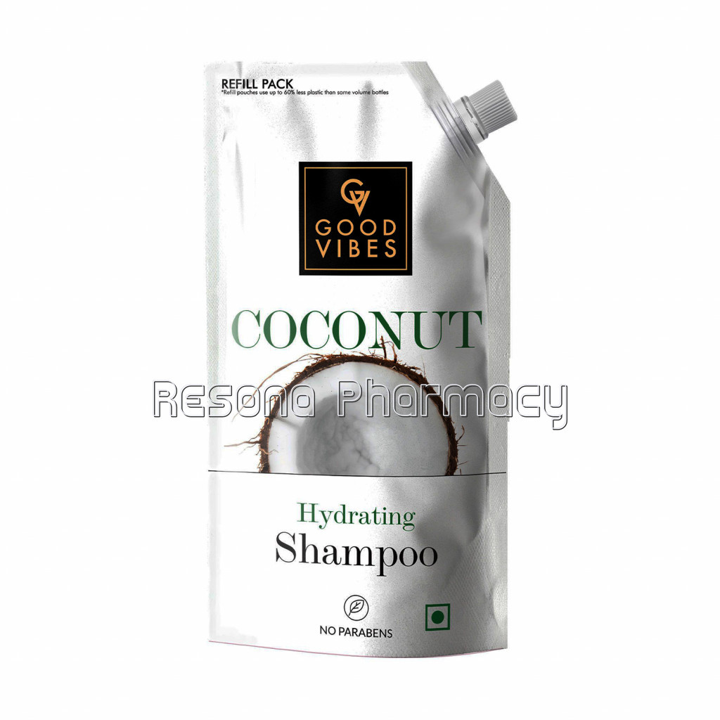 Good Vibes Coconut Hydrating Shampoo Refill Pack (750 Ml)