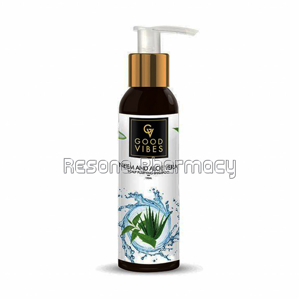 Good Vibes Scalp Purifying Shampoo   Neem And Aloe Vera (120 Ml)