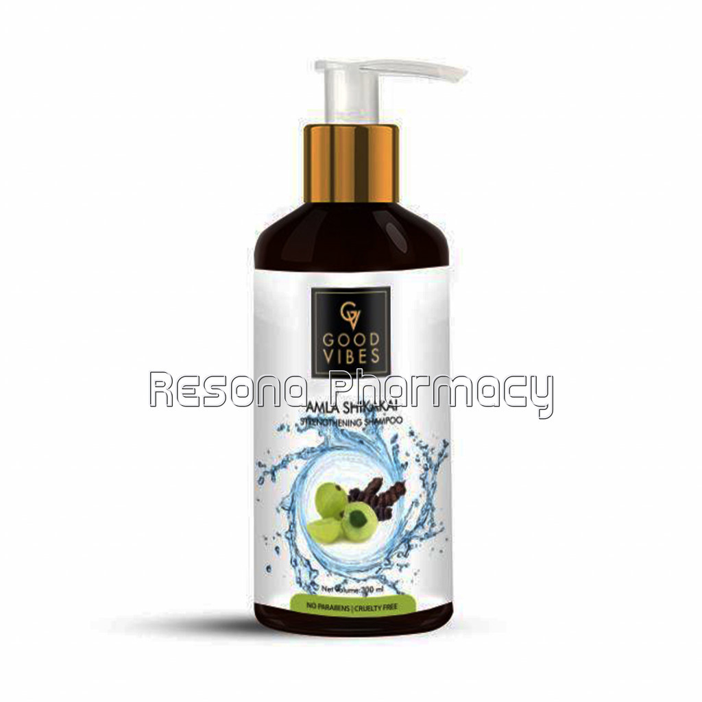 Good Vibes Strengthening Shampoo   Amla Shikakai (300 Ml)