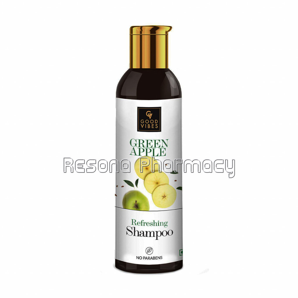 Good Vibes Refreshing Shampoo   Green Apple (200 Ml)