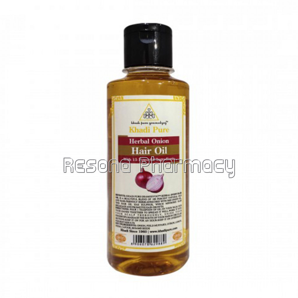 Khadi Pure Herbal Onion Hair Oil   210Ml