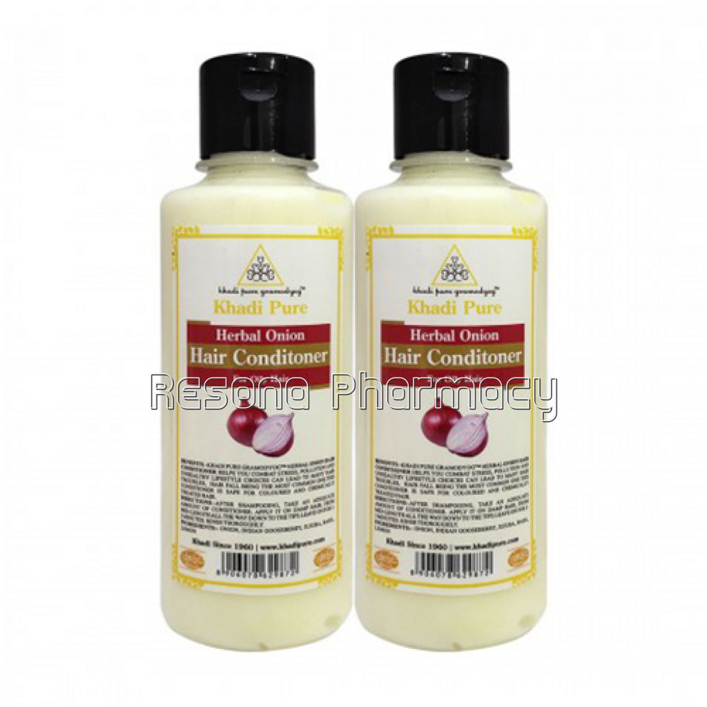 Khadi Pure Herbal Onion Hair Conditioner   210Ml (Set Of 2)